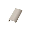 Beige Textured "Edge Straight" Tab Drawer Pulls
