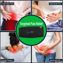 Durasage Cordless Heating Pad for Back Pain Relief – Portable Infrared Waist Belt with 3 Adjustable Heat Settings, USB Rechargeable, Wearable Wrap for Lower Back - Comfort & Lightweight – Black