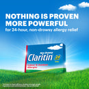 Claritin 24 HR Non Drowsy Allergy Medicine, Loratadine antihistamine tablets, 10 Ct