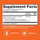 Qunol Turmeric Curcumin 1500mg, Ultra High Absorption Supplement, 180 Count