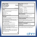 Ohm Non-Drowsy Fexofenadine Antihistamine Indoor Outdoor Allergy Relief Tablets 30ct