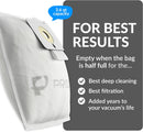 New 10 pack of Bags for Prolux Tritan Canister Vacuum Cleaner
