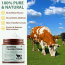 FlameBeauty Whipped Beef Tallow for Skin - 100% Grass Fed Pure Beef Tallow with Honey, Natural Moisturizing Cream for Face and Body, Deep Hydration Softens Dry Skin, Nourishing Tallow Cream 4.2 Oz