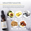 Health Priority Naturals|Organic Vitamin E Oil for Skin - Jojoba, Avocado Oil - Unscented, Handcrafted for Face/Hair, Non-GMO, No Gluten, 15000 IU, 0.5 Fl oz (Pack of 2)