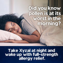 Xyzal 24 Hour Allergy Relief Medicine, Original Prescription Strength Antihistamine, Levocetirizine Dihydrochloride Tablets, 5 mg, 35 Count