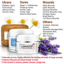 LMNOOP® Bed Sore Ointment, Maximum Strength Wound Care Cream for Infection Protection & Skin Repair, Fast Healing for Diabetic Wounds, Pressure Sores, Venous Ulcer, Burns, Cuts, Scrapes