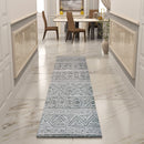 Premium Hand-Tufted Rug Made of 100% Wool  - Still River Grey - 2x6 Feet