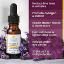 Health Priority Naturals|Vitamin E Oil - for Face/Hair - Organic, Handmade, Non-GMO, Gluten-Free, Vegan - For Scars, Wrinkles, Stretch Marks - Scented, 15,000 IU, 0.5 Fl Oz (Pack of 2)