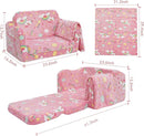Children's Fold Out Sofa with Blanket