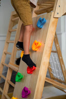 Magnolia Cocomelon 7-in-1 Wooden Indoor Playset – Montessori Climber for Toddlers