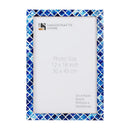 Poster Picture Frame Moroccan Bone & Resin Inlay Collection in 4 Sizes, Blue