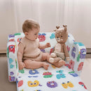 Children's Fold Out Sofa with Blanket