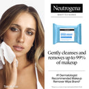 Neutrogena Fragrance-Free Makeup Remover Wipes, Singles, 20 ct