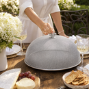 Fleur de Lis Stainless Mesh Picnic Cover
