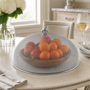 Fleur de Lis Stainless Mesh Picnic Cover