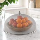 Fleur de Lis Stainless Mesh Picnic Cover