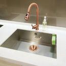 Copper Kitchen Sink Stopper Replacement for 3-1/2 Inch Standard Strainer Drain