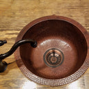 Antique Copper Kitchen Sink Stopper Replacement for 3-1/2 Inch Standard Strainer Drain