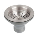 Brushed Nickel Kitchen Sink Stopper Replacement for 3-1/2 Inch Standard Strainer Drain