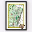 Vintage Map of West Point New York, 1928