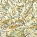 Vintage Map of Yellowstone National Park, 1895