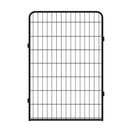 12 Panels Heavy-Duty Metal Playpen with Door, 39.37' H Dog Fence Pet Exercise Pen for Outdoor, Indoor