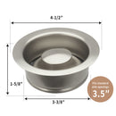 Brushed Nickel Kitchen Sink Garbage Disposal Flange Stopper