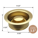 Brushed Gold Kitchen Sink Garbage Disposal Flange Stopper