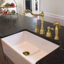 Brushed Gold Kitchen Sink Garbage Disposal Flange Stopper