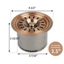 Copper Kitchen Sink Garbage Disposal Flange Stopper