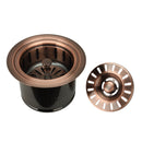 Antique Copper Kitchen Sink Garbage Disposal Flange Stopper
