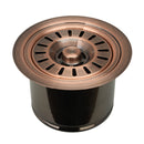 Antique Copper Kitchen Sink Garbage Disposal Flange Stopper