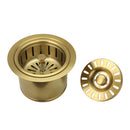 Brushed Gold Kitchen Sink Garbage Disposal Flange Stopper