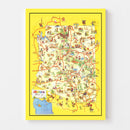 Vintage Map of Arizona 1942