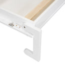 Full Size Murphy Bed Wall Bed with Closet ,Drawers and Table,White