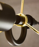 1 Light Swag Plug-In Pendant 16"w Light Oatmeal Linen Drum Shade, 17' Black Cord