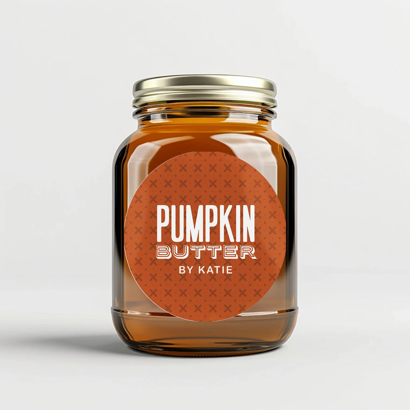 Pumpkin Butter Canning Labels