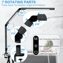 LED Desk Lamp With Clamp And Swing Arm 4 CCT Modes