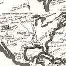 World Map of Great Adventures, 1928