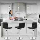 Counter Height Black Bar Stools Set Of 2 For Kitchen