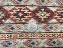 Bokhara Prayer Rug 3x5, Pakistani Turkoman Carpet, Tan, Handmade Vintage Wool Carpet