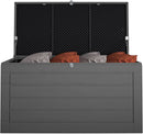 Extra Large Outdoor Patio Storage Deck Box 180 Gallons