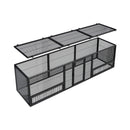 83-Inch Heavy-Duty Outdoor Metal Chicken Coop (SAK24679)