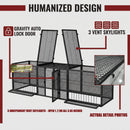 83-Inch Heavy-Duty Outdoor Metal Chicken Coop (SAK24679)
