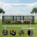83-Inch Heavy-Duty Outdoor Metal Chicken Coop (SAK24679)