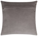 Genuine Cowhide Leather Decorative Throw Pillow - Gray and Ivory Diamond Patchwork, 20x20