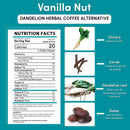 Dandelion Vanilla Nut Herbal Coffee