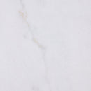 Jason Round White Marble Top Coffee Table Honey Brown