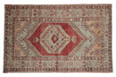3.5x6 Vintage Distressed Oushak Rug
