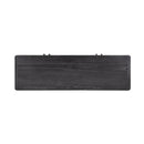 Mirod Farmhouse Style 4-Door Cabinet with Natural Finish, A Rustic Accent for Entryways or Small Spaces